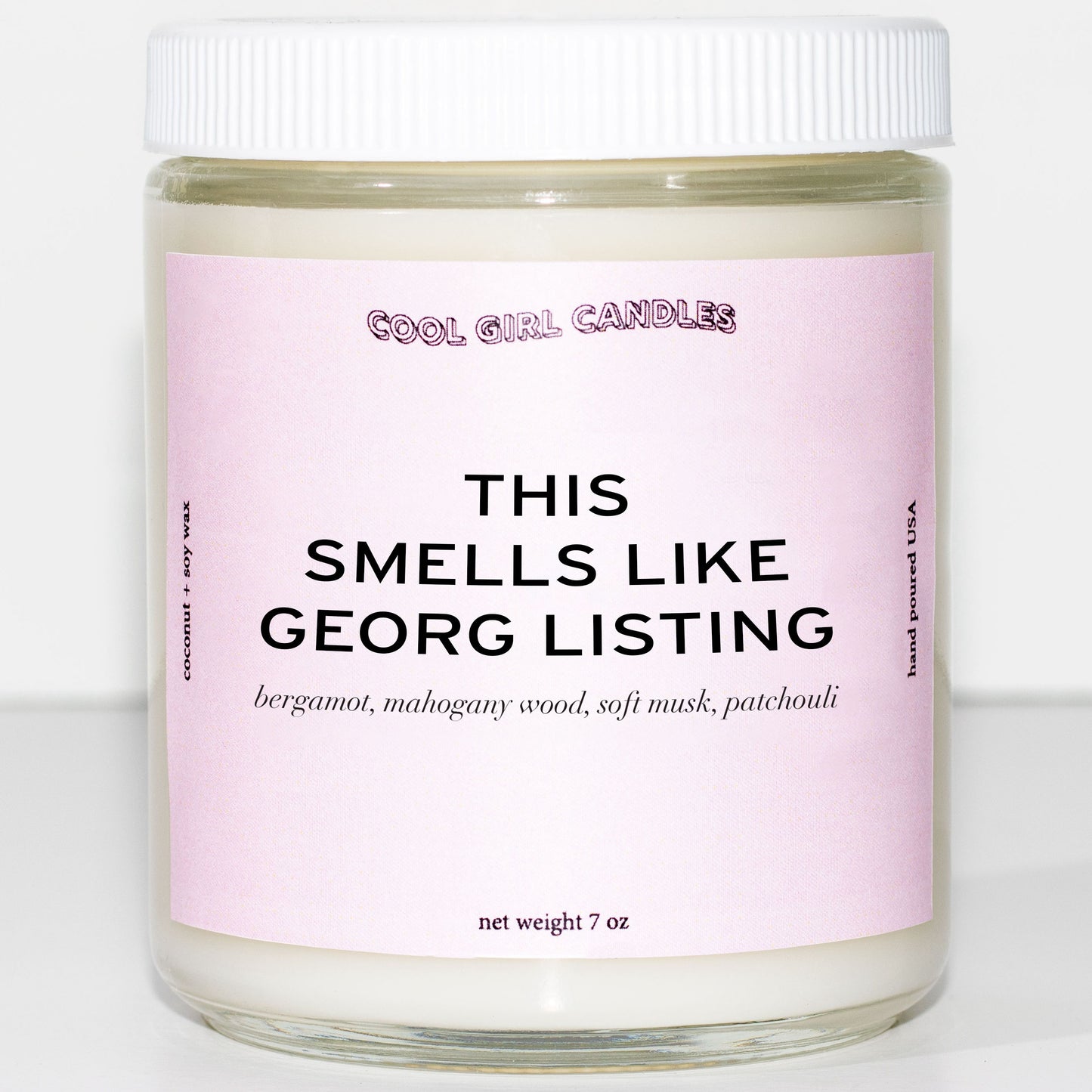 This smells like Georg Listing candle for Tokio Hotel fans from Cool Girl Candles