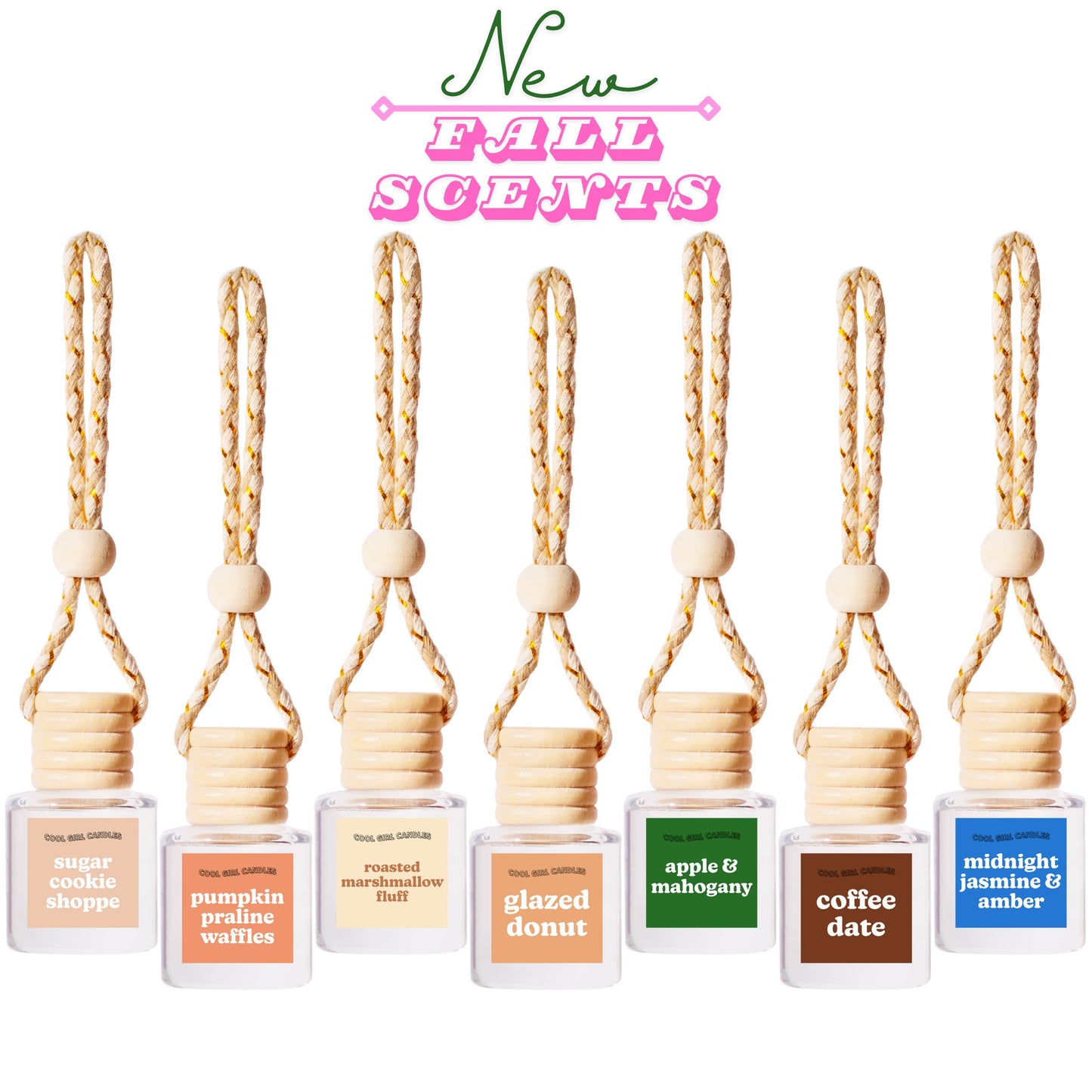 Apple Mahogany Scented Car Freshener