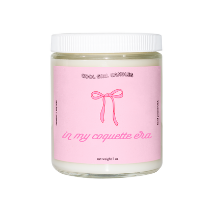 cute coquette era bow candle gift for teens and young adults