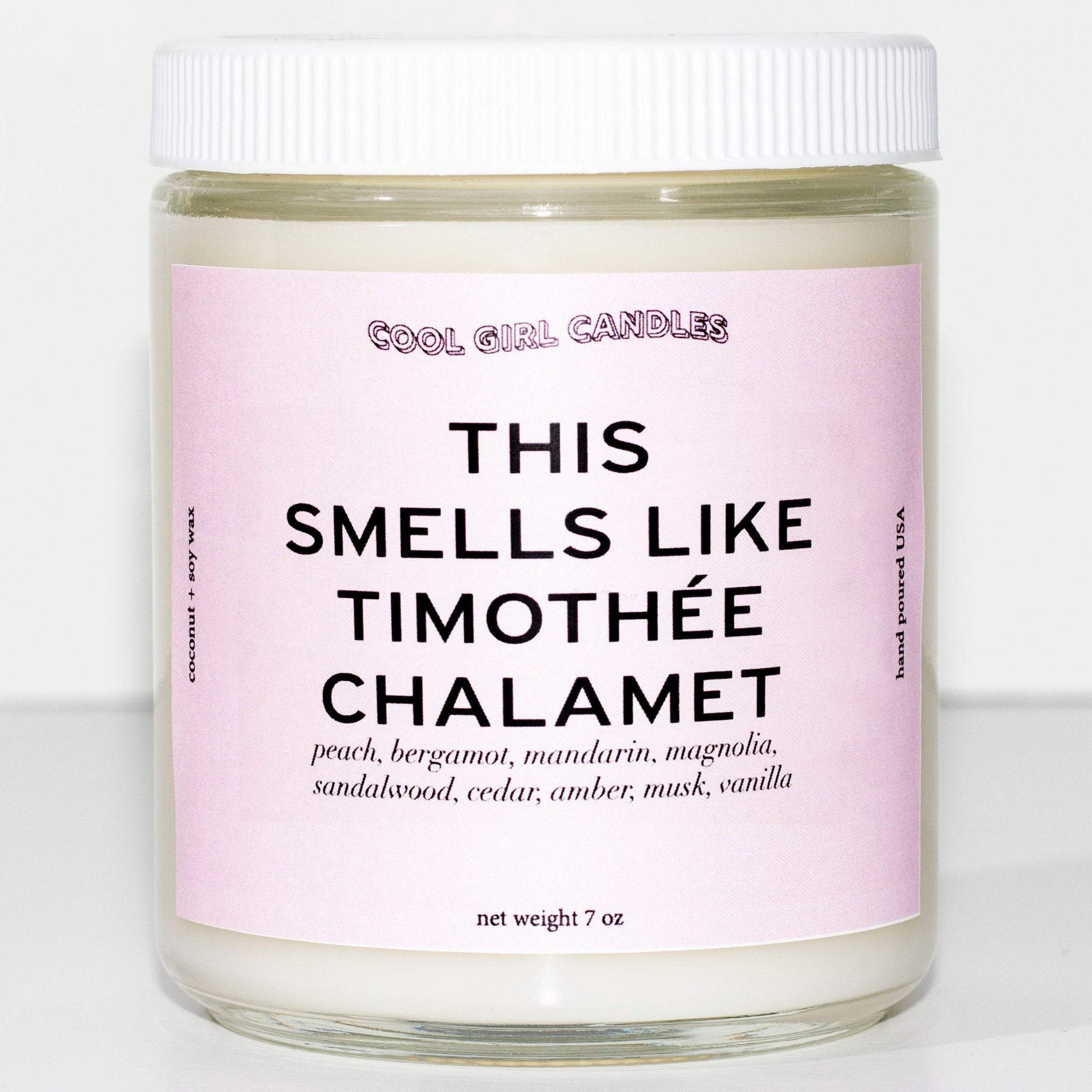 Timothee on sale chalamet candle