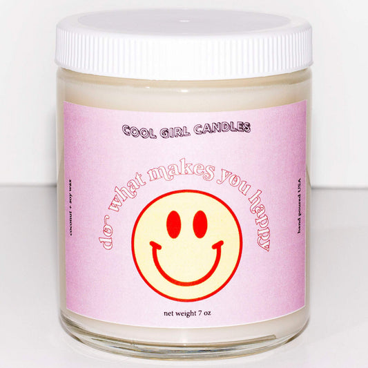 Do What Makes You Happy Candle