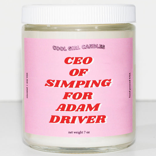 CEO of Simping For Adam Driver Candle