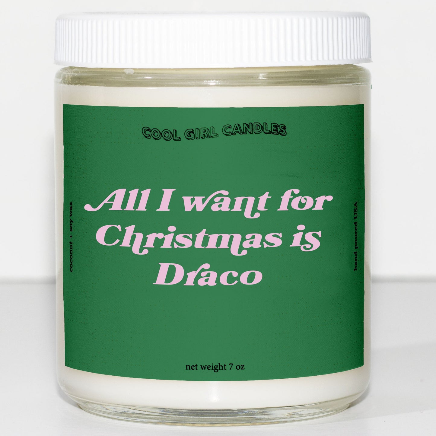all i want for christmas is draco malfoy candle this smells like draco malfy candle harry potter candle christmas gift