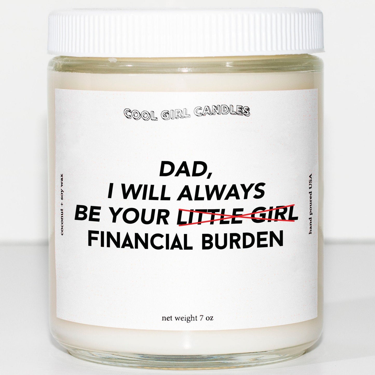 Financial Burden Candle