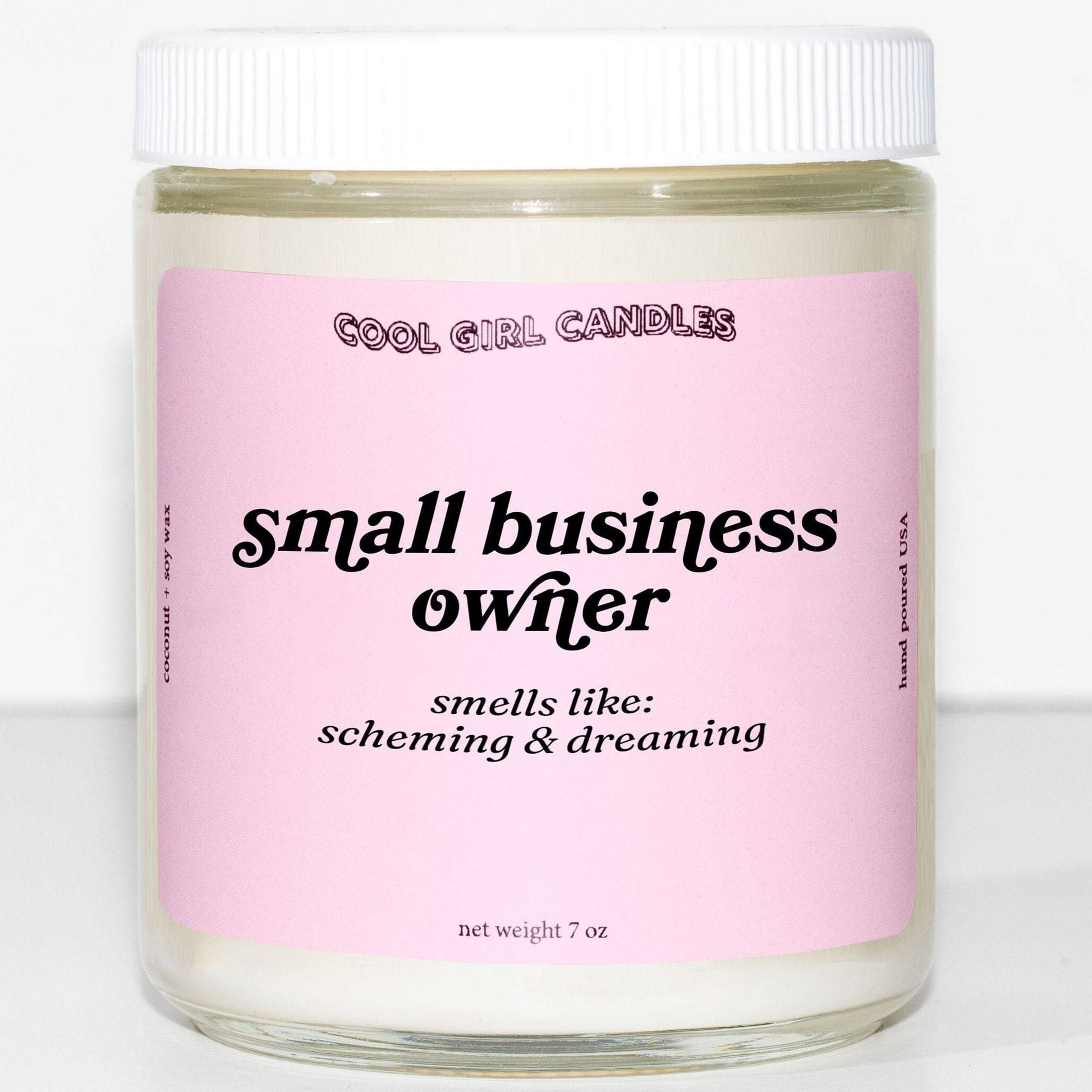 small business owner candle