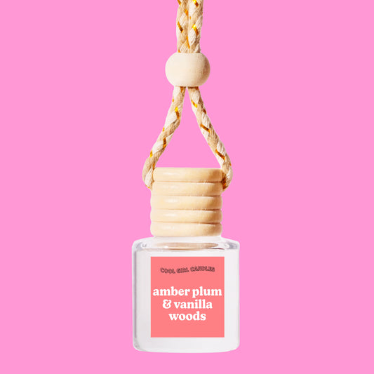 Cheirosa 40 dupe car freshener. Cool Girl Candles amber plum & vanilla woods scented car freshener