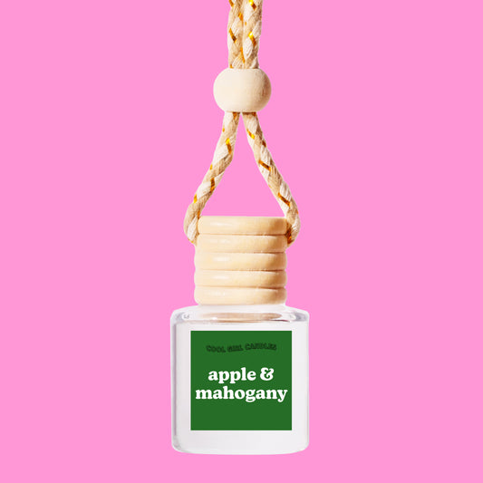 Apple Mahogany Scented Car Freshener