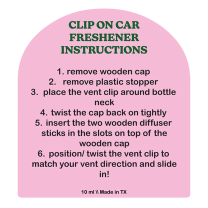 In This Car We Listen To Harry Styles Car Freshener