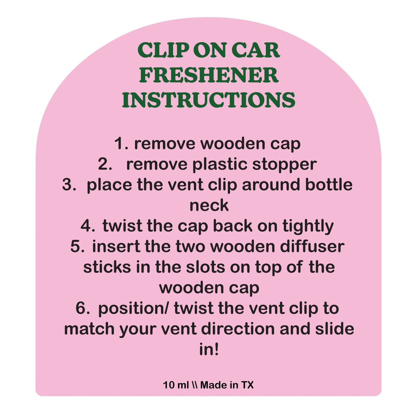 how to use your cool girl candles clip on car freshener