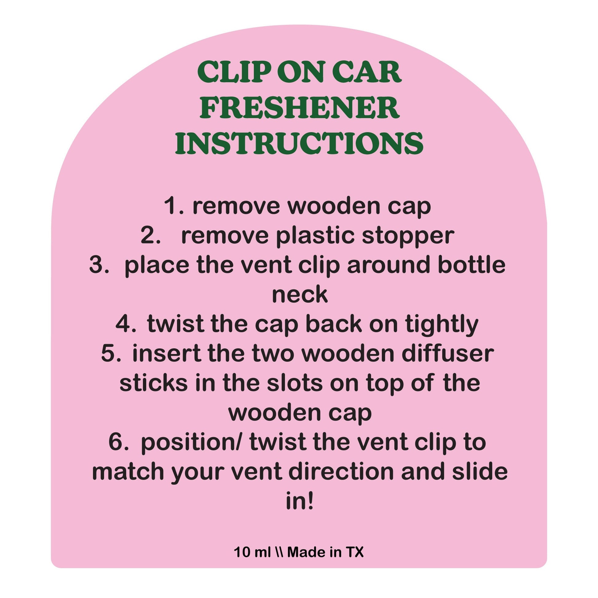how to use your cool girl candles clip on car freshener