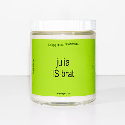 Custom Brat Candle