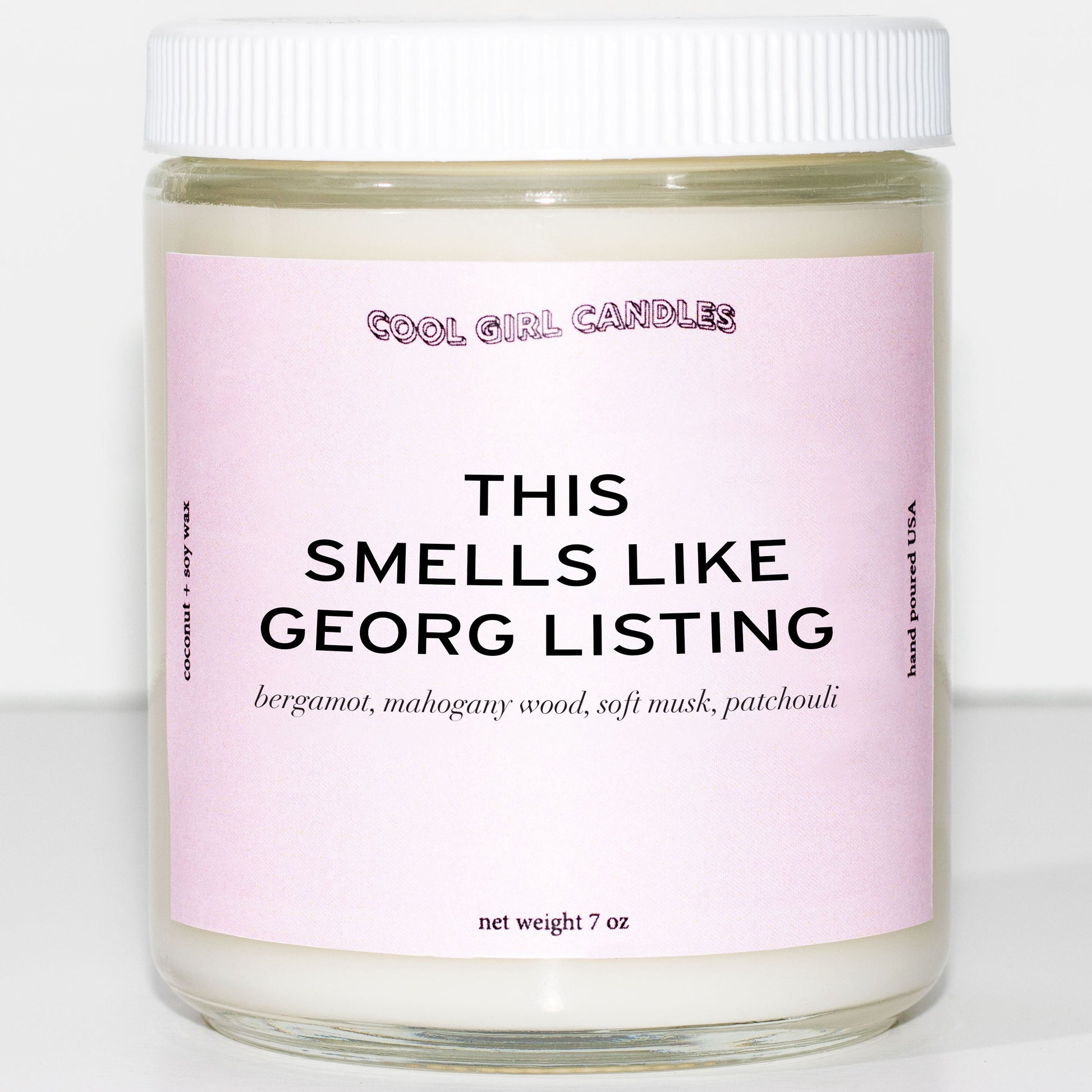 This smells like Georg Listing candle for Tokio Hotel fans from Cool Girl Candles