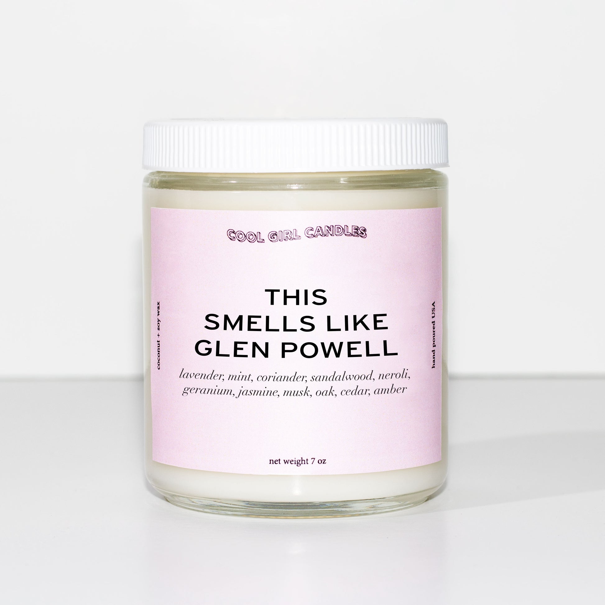 pop culture celebrity candle this smells like glen powell
