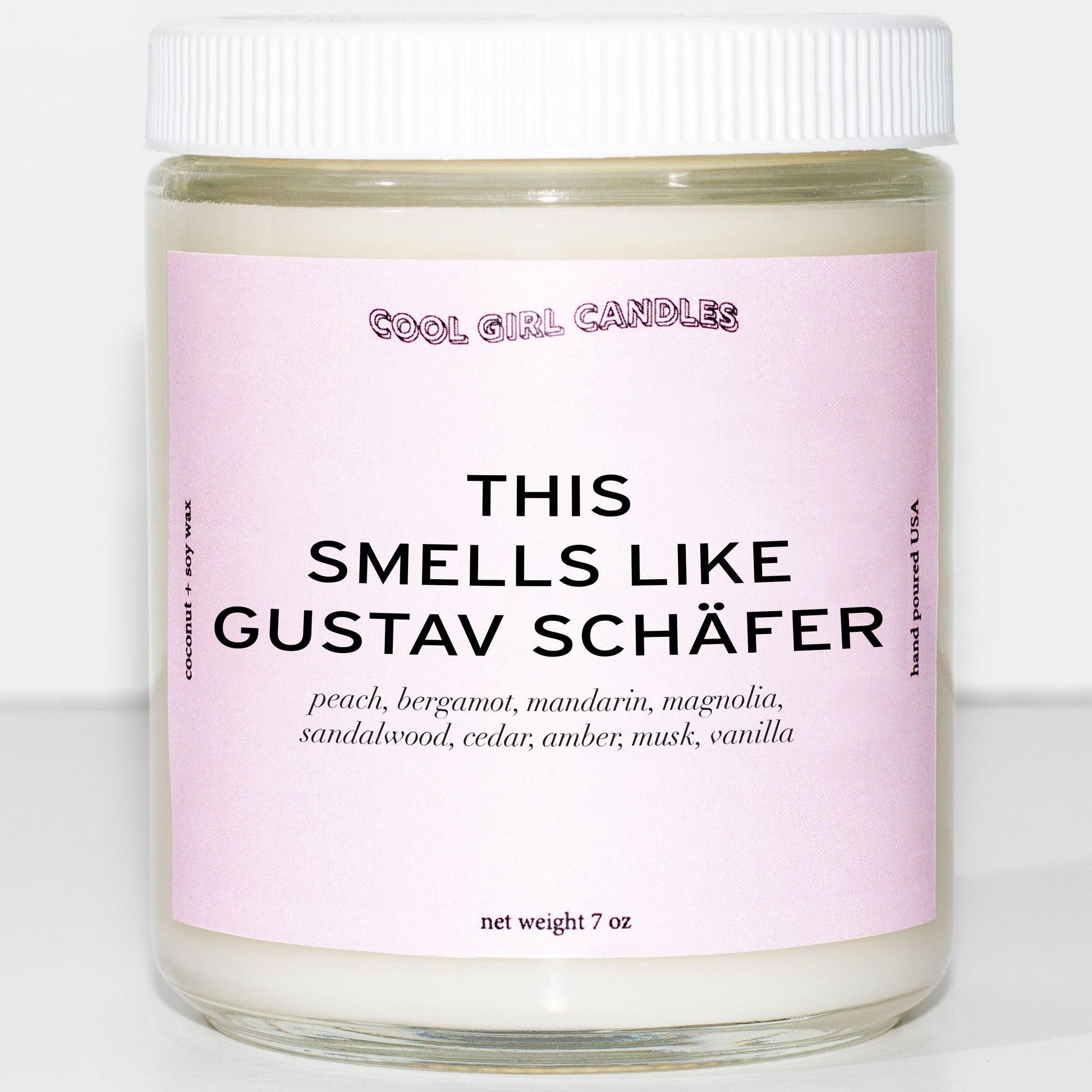 This smells like Gustav Schafer candle for Tokio Hotel fans from Cool Girl Candles