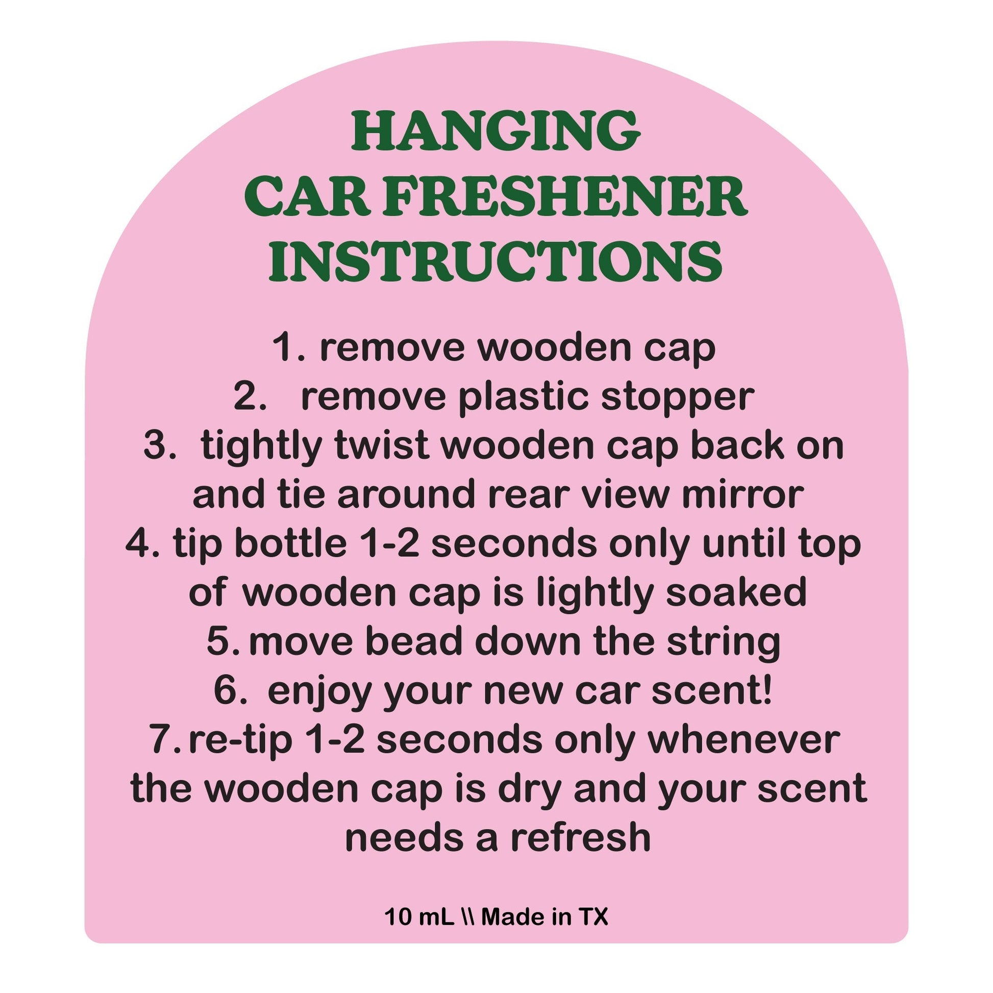 Car Air Freshener Hanging Car Diffuser Mahogany Teakwood Car