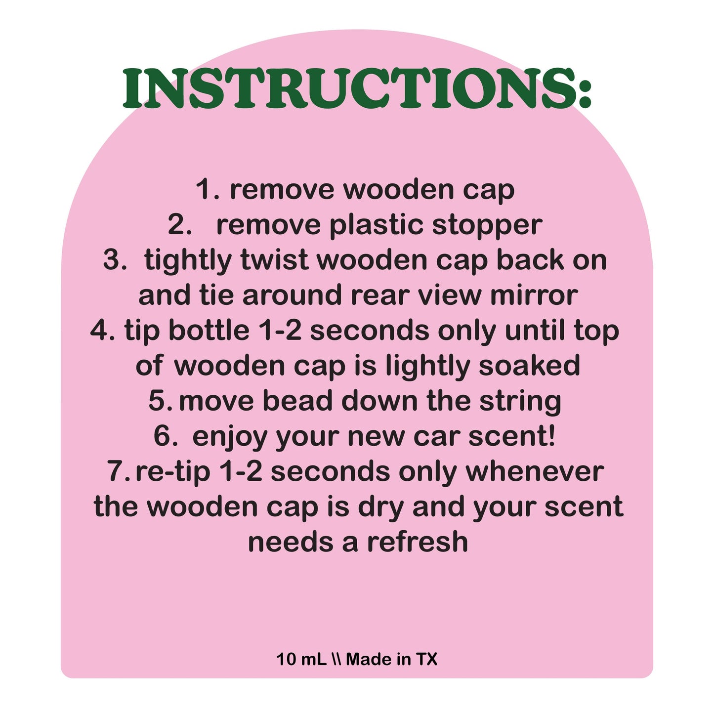 Solar Tuberose & Coconut Milk Scented Car Freshener