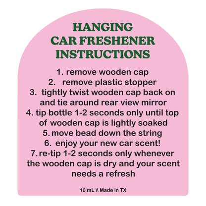 In This Car We Listen To Harry Styles Car Freshener