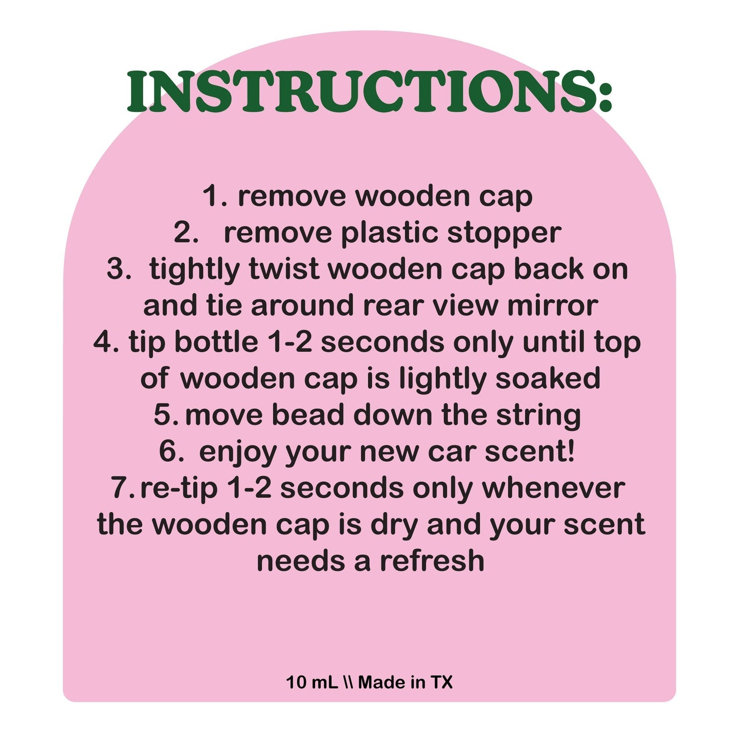 Birthday Cake Scented Car Freshener