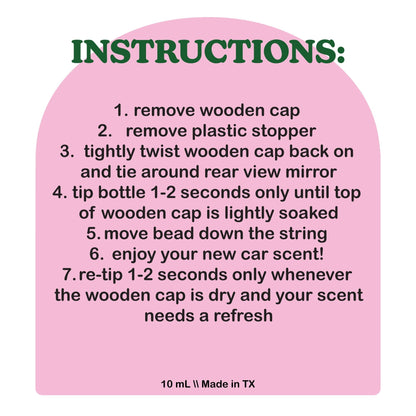 Birthday Cake Scented Car Freshener
