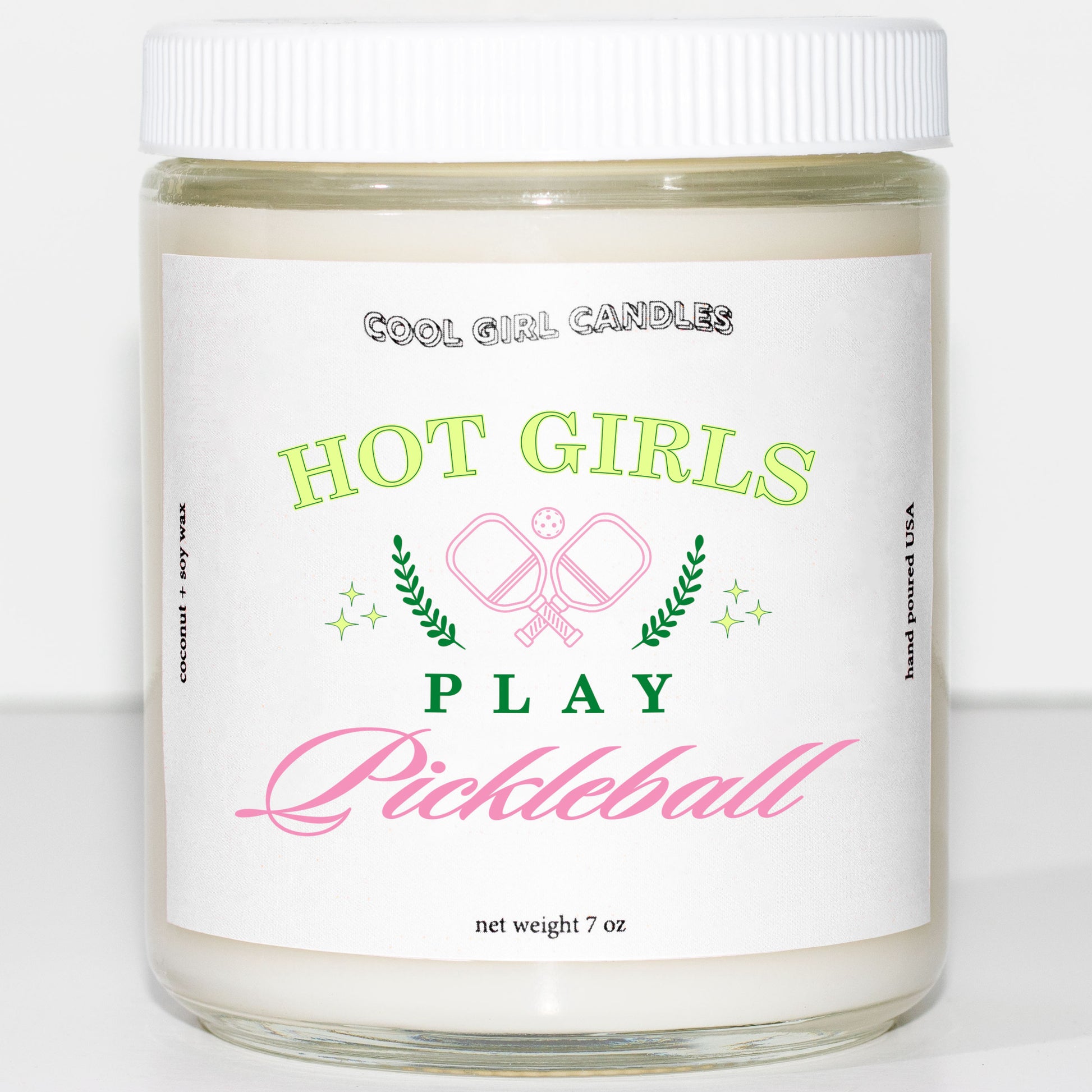 hot girls play pickleball candle gift for pickleball lovers