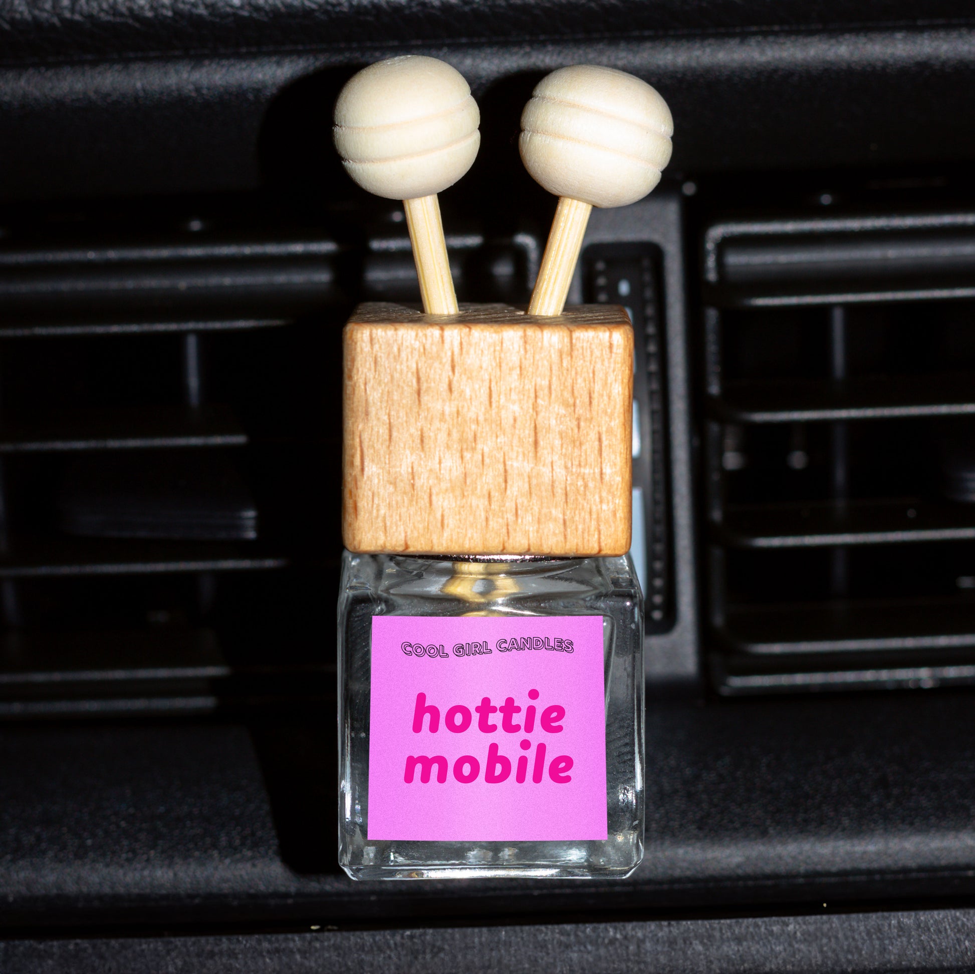 Hottie Mobile car freshener by cool girl candles, a cute and fun car accessory and car air freshener