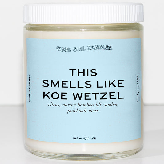 limited edition koe wetzel candle