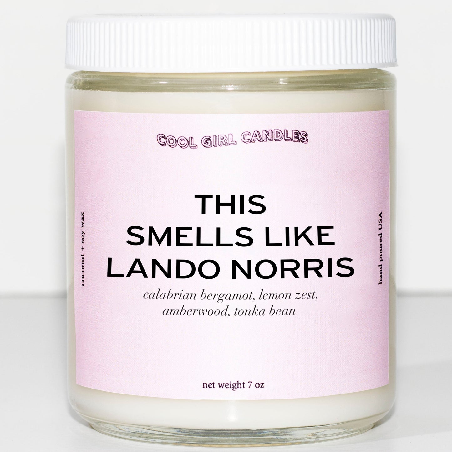 F1 fan gift featuring our This Smells Like Lando Norris by Cool Girl Candles