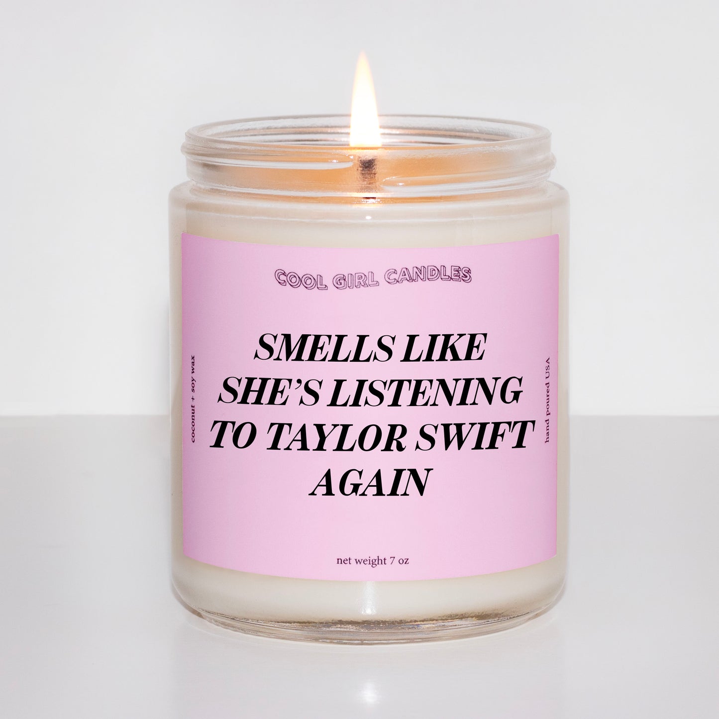 Smells like she's listening to Taylor swift candle gift for Swifties