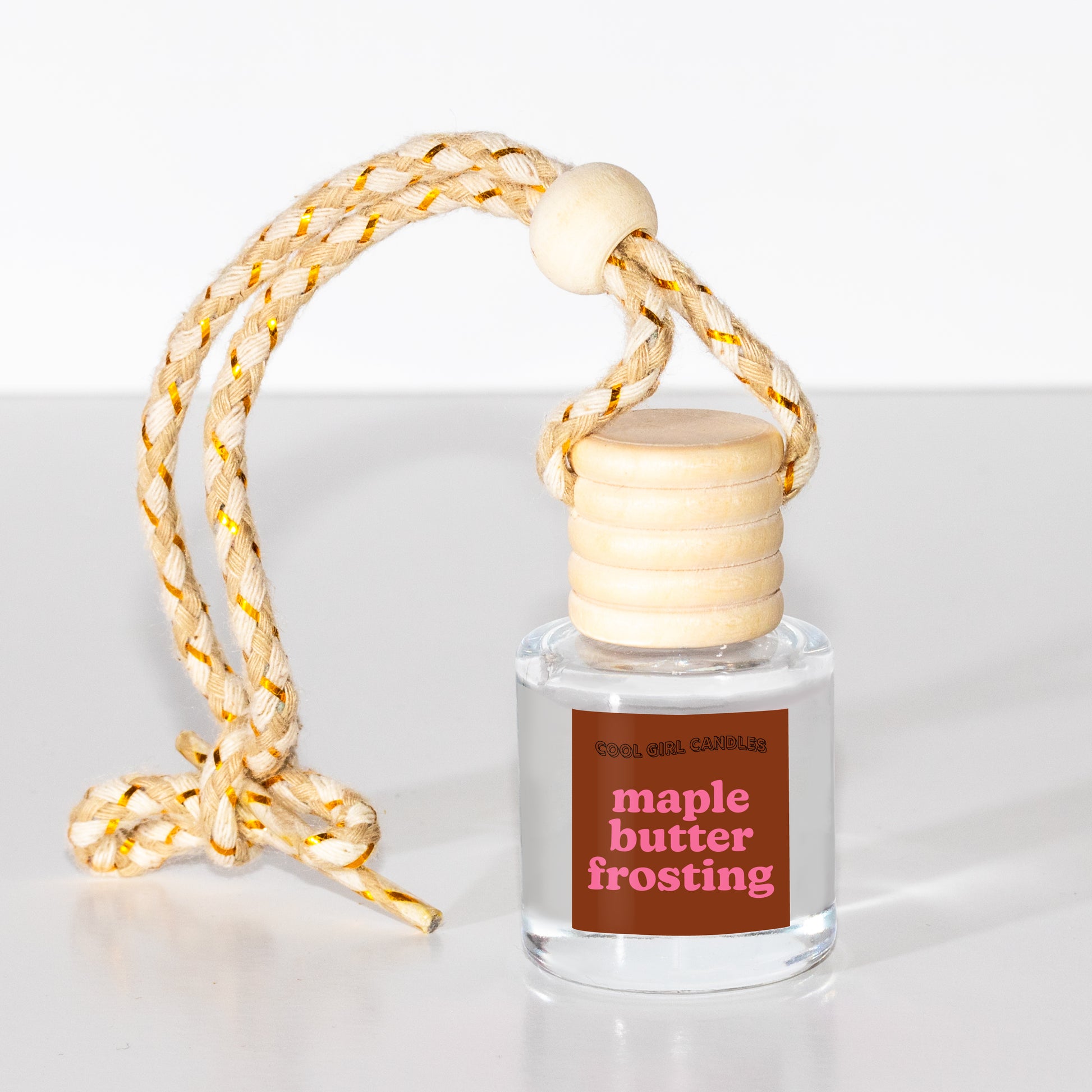 maple butter frosting scented car freshener diffuser for your car for the holidays made by cool girl candles