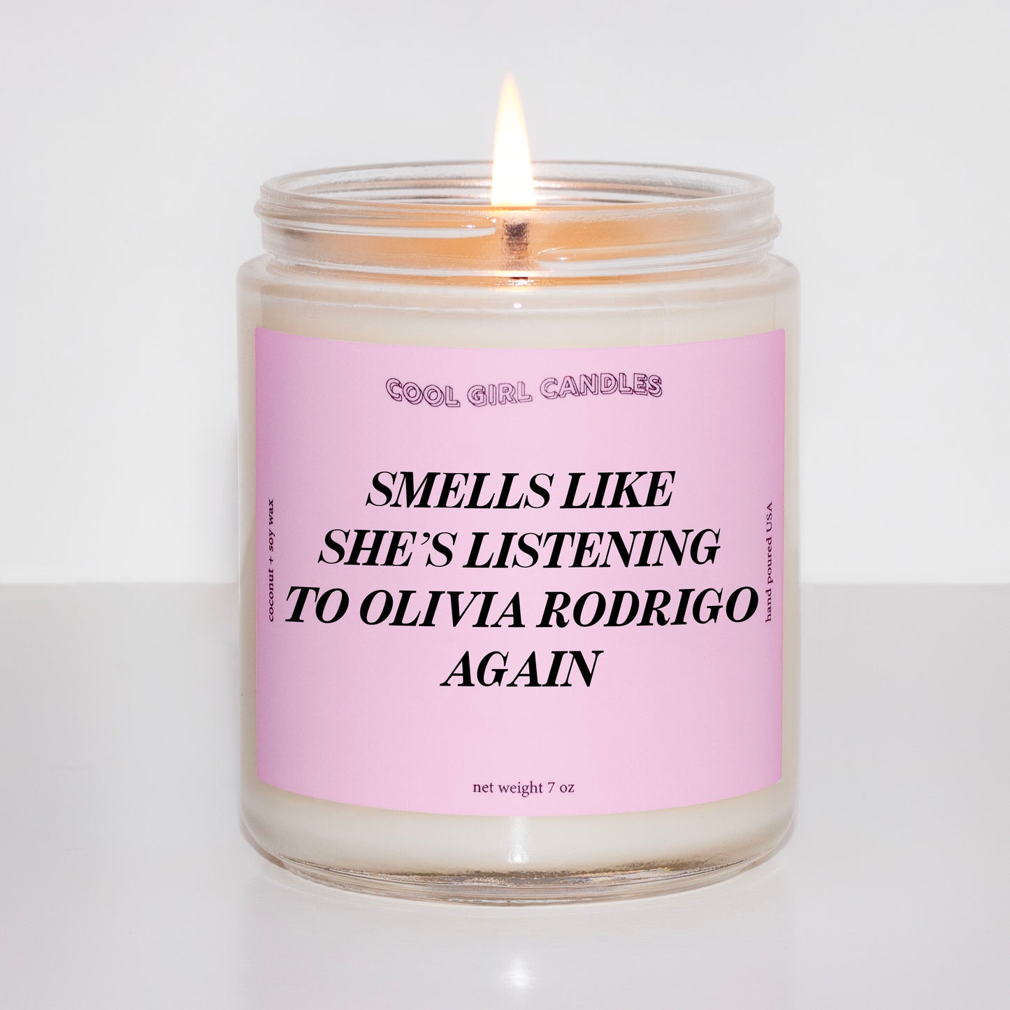 Smells Like She's Listening To Olivia Rodrigo Again Candle