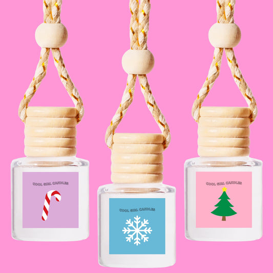 cute holiday scented car freshener 3 pack for christmas