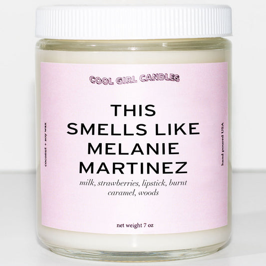 Smells Like Melanie Martinez candle that is a cry baby perfume milk dupe