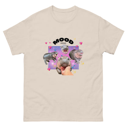 cute sand colored moo deng shirt