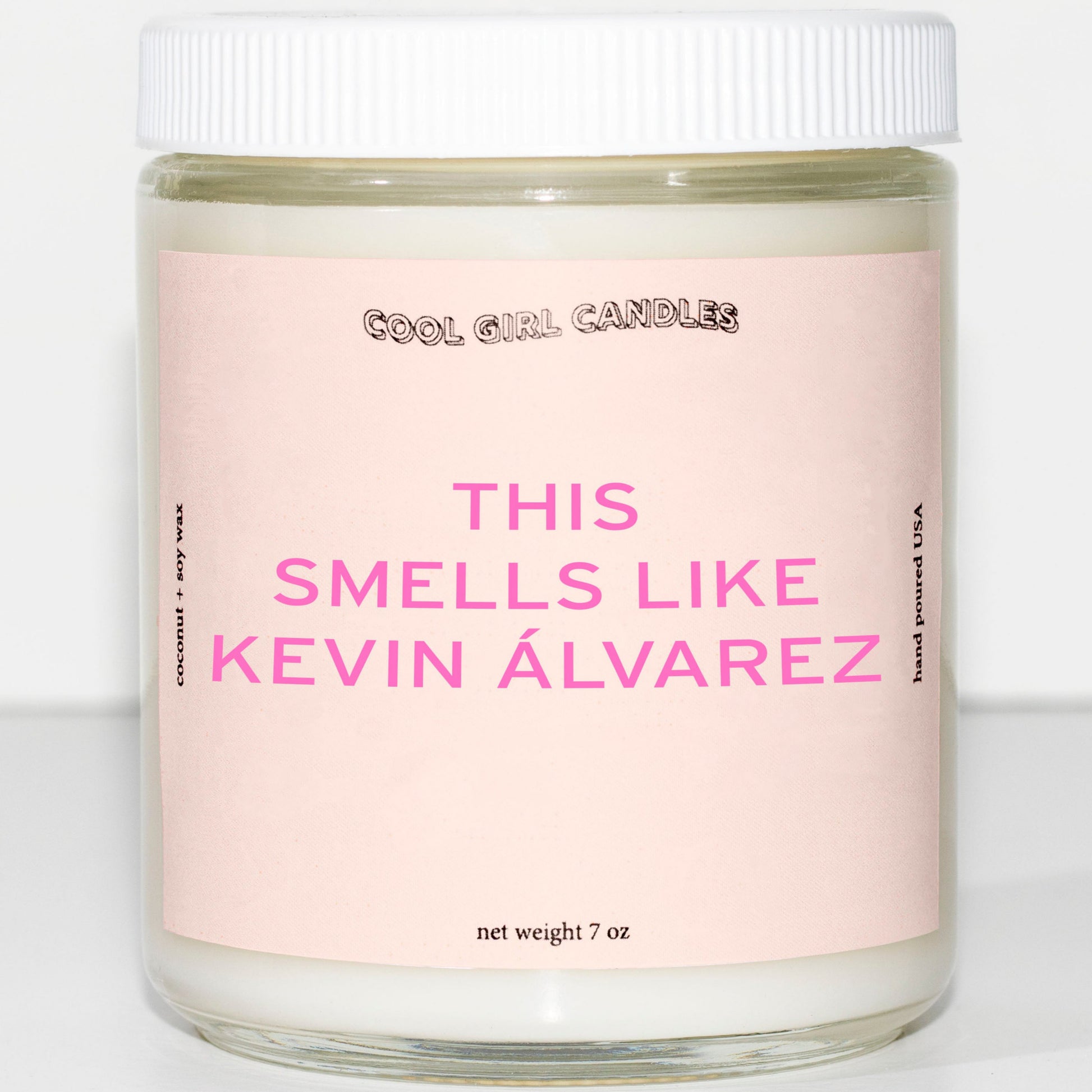 Kevin Alvarez scented candle. Fifa world cup gift. Celebrity scented candle. Soccer fan gift