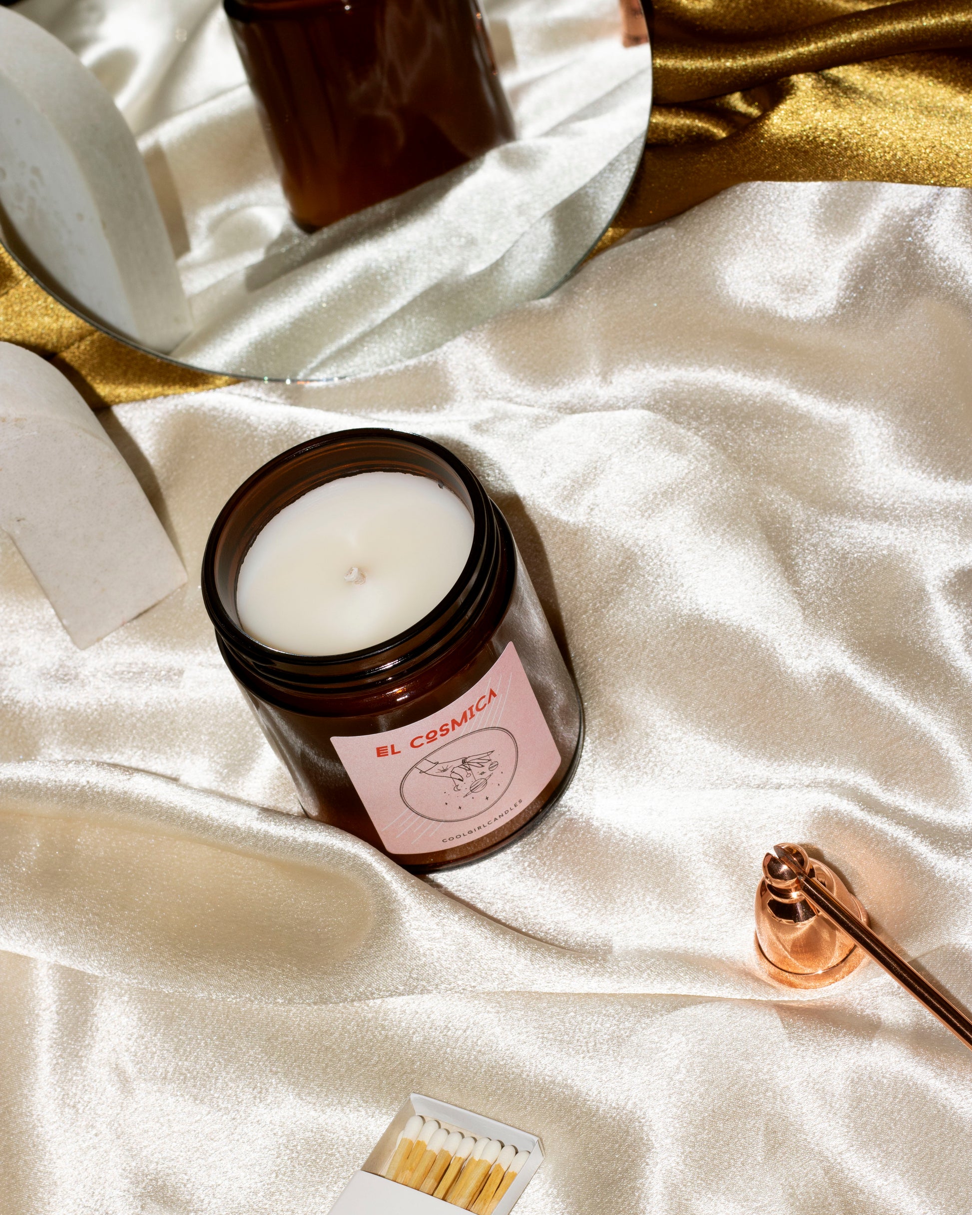 Fall Winter 2020 scented candle with notes of apple, saffron, blackberries, anise, amber, wood patchouli