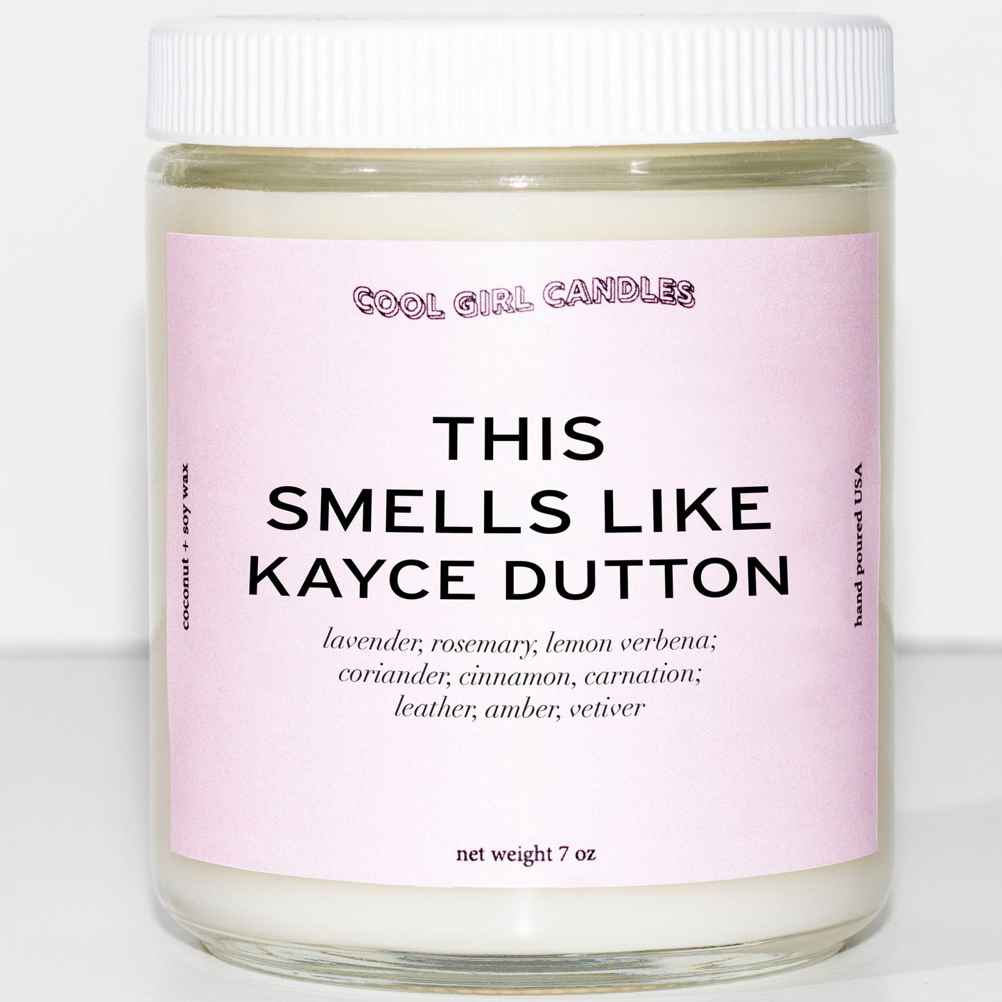 A gift for Yellowstone fans. A kayce dutton scented candle for your favorite yellowstone character and ranch hand played by Luke Grimes