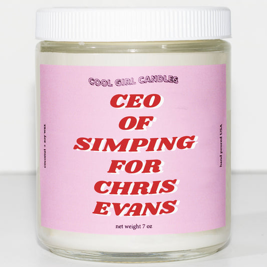 CEO of Simping For Chris Evans Candle