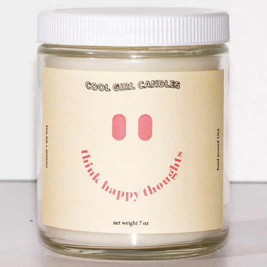Think Happy Thoughts Candle