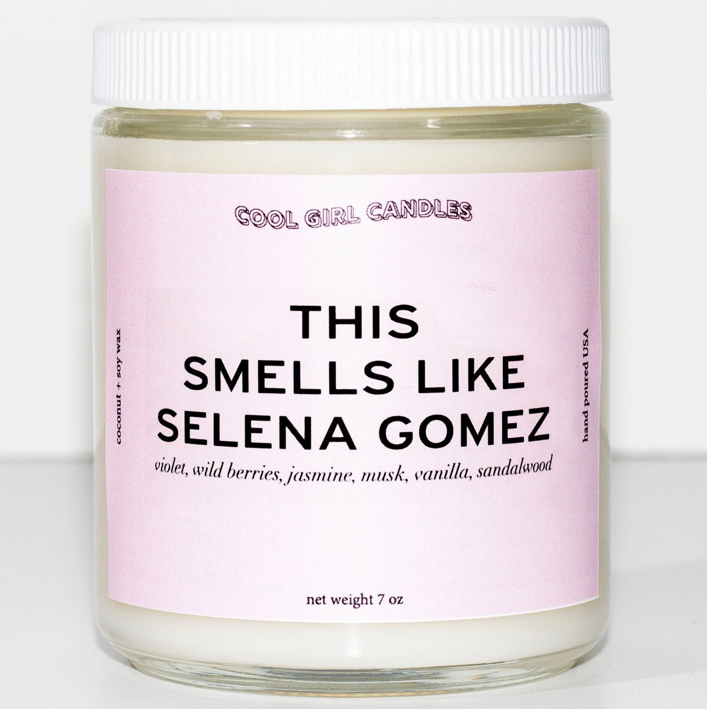 this smells like selena gomez candle