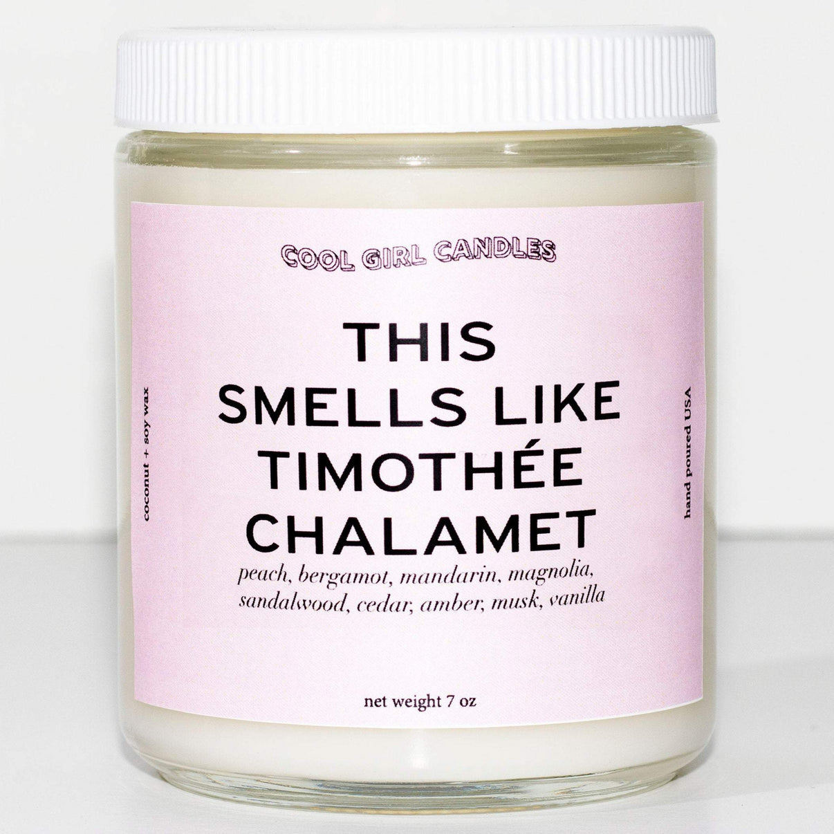 This Smells Like Timothee Chalamet Candle Cool Girl Candles
