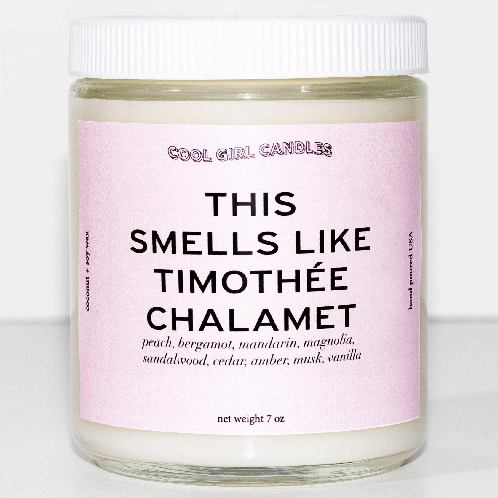 This Smells Like Timothee Chalamet Candle Cool Girl Candles