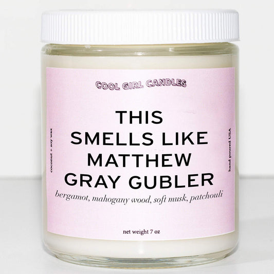 This Smells Like Matthew Gray Gubler Candle
