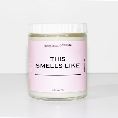 Custom This Smells Like Celebrity Candle