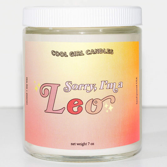 Leo Zodiac Candle