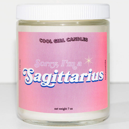 Sagittarius Zodiac Candle