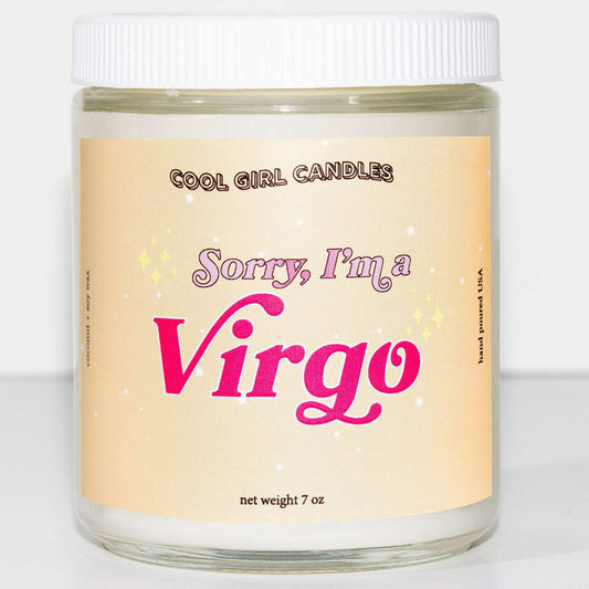 Virgo Zodiac Candle