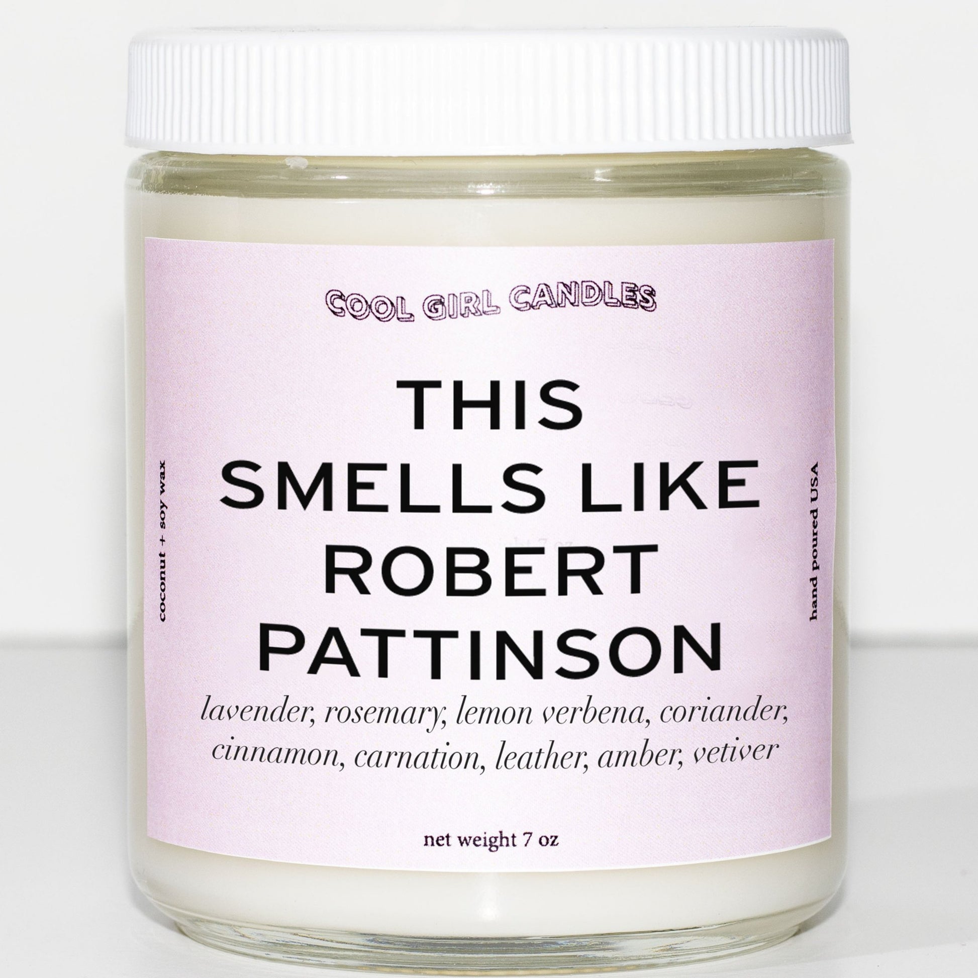 this smells like robert pattinson candle cute pink cedric diggory edward cullen celebrity candle