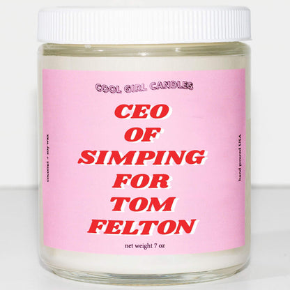 this smells like tom felton candle ceo of simping for tom felton candle