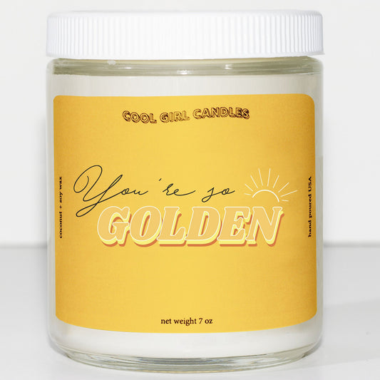 you're so golden candle cute this smells like harry styles candle tom ford tobacco vanille candle