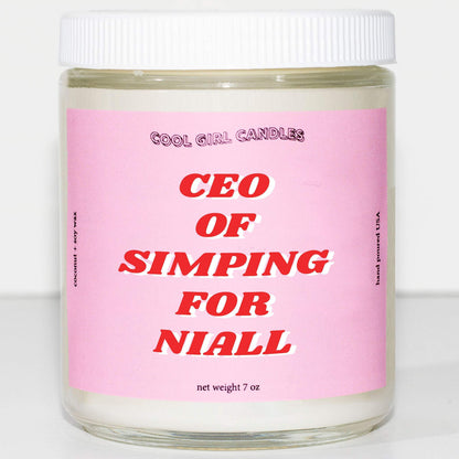 this smells like naill horan candle ceo of simping for naill horan candle